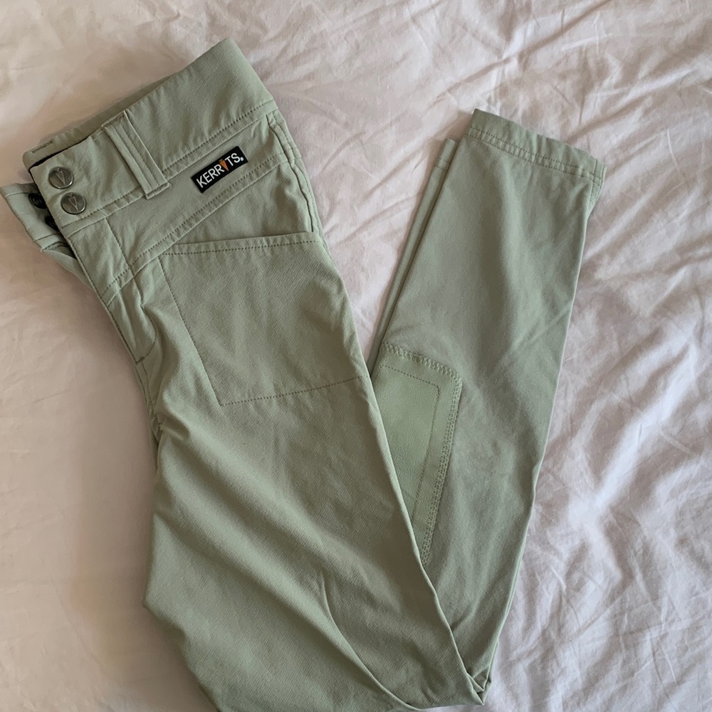 Kerrits Girls Tan Riding Breeches size L